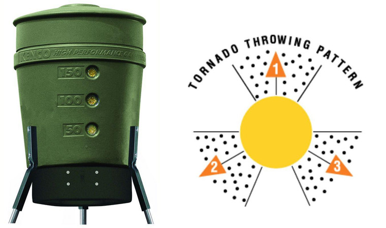 Flambeau 200 Tornado Feeder with Smart Timer Motor Freight Only - FVR200T