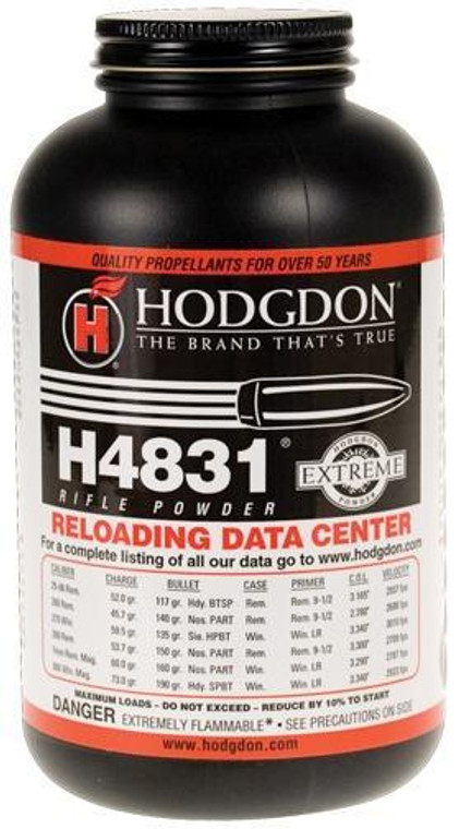Hodgdon Extreme H4831 Rifle Powder 8 lbs - 48318