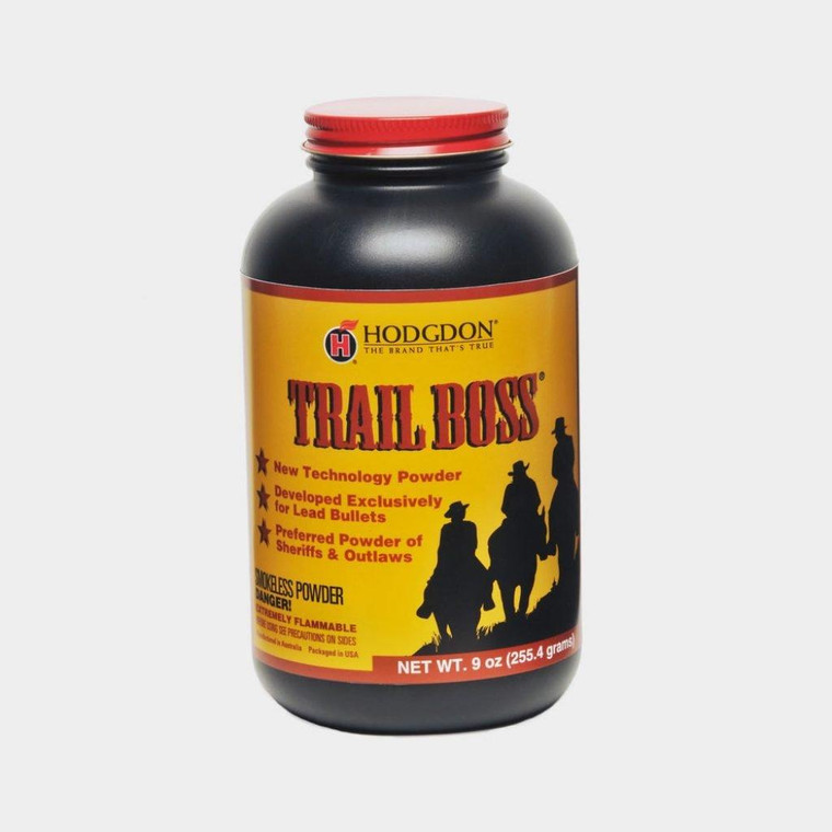 Hodgdon Powder Trail Boss Cowboy Action Handgun Powder 9 oz - TB1