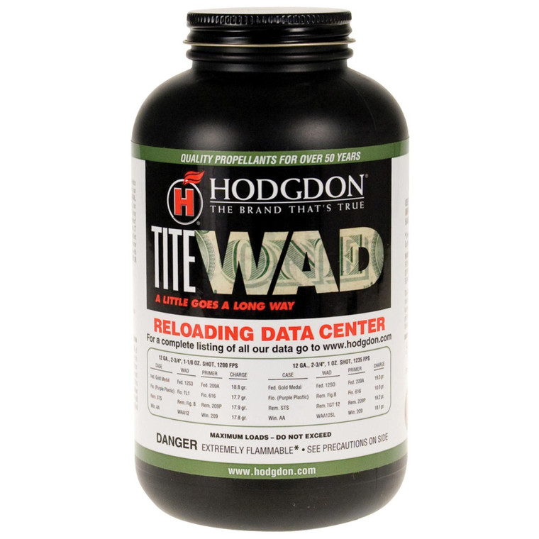 Hodgdon TITEWAD Shotshell & Handgun Powder 14 oz - TW1