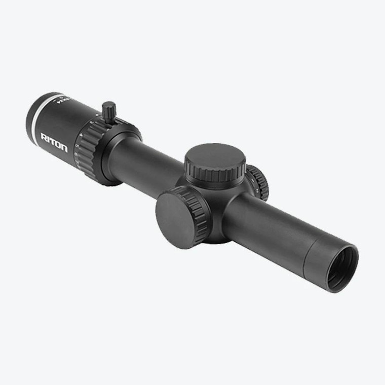 REFURBISHED Riton X3 Series Tactix Rifle Scope 1-8x24IR 30mm SFP OT Illum Black - 3T18ASIR