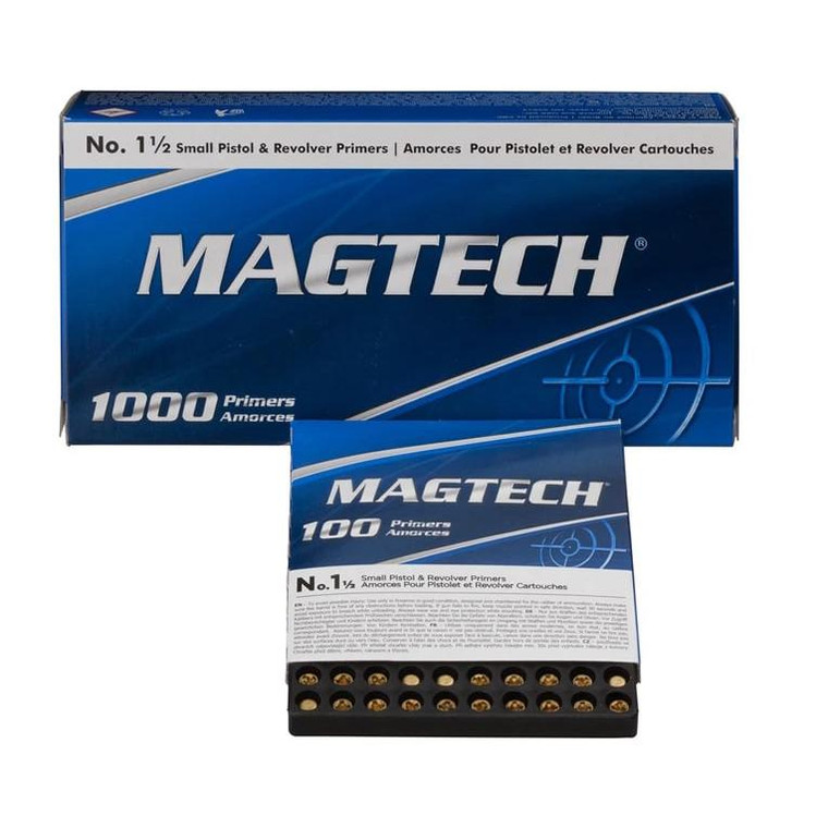 Magtech Small Pistol Primer No.1½ - 1000/ct - PRSP