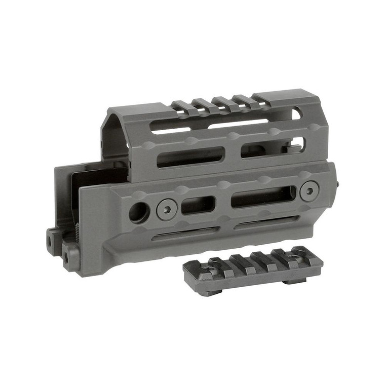 Midwest Industries AK Alpha Series Krink M-LOK Handguard Black - MI-AK-ALPHA-BKM