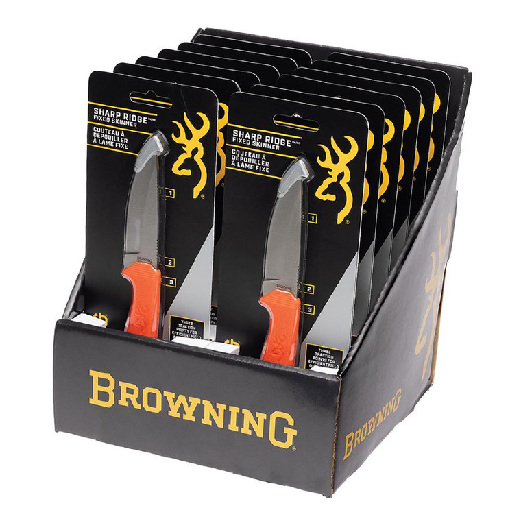 Browning Sharp Ridge Knife Display 12 Pack - 3220554A