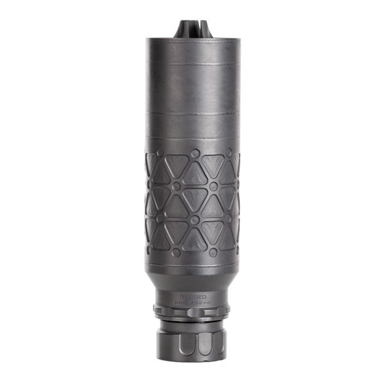 Rugged Axial 7.62 Quick Attach Suppressor 7.62mm Cobalt  6/Stainless Steel 5/8×24 Thread Pitch - AXL762