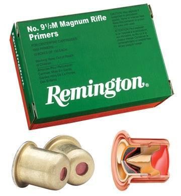Remington Centerfire Large Rifle Primers- 9-1/2 Magnum Rifle - 22622