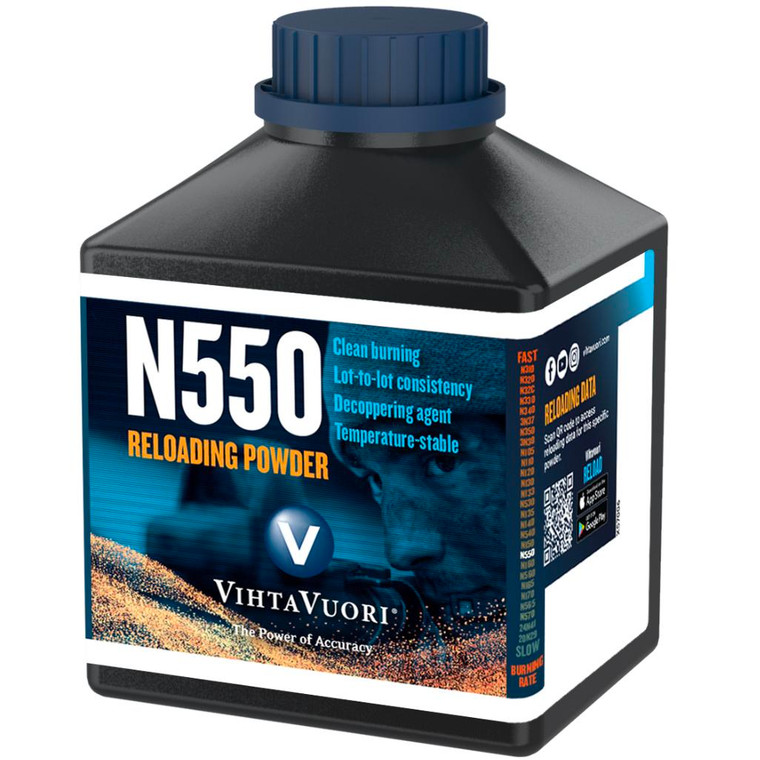 Vihtavuori N550 Rifle Powder - 8lbs - T55080