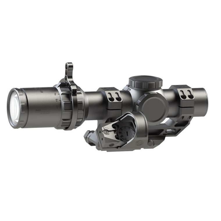 Sig Sauer Tango-MRS Compact Rifle Scope 1-6x24 30mm SFP BDC6 Illum. Black with Romeo 1 Red Dot - SOTMC61000-R1