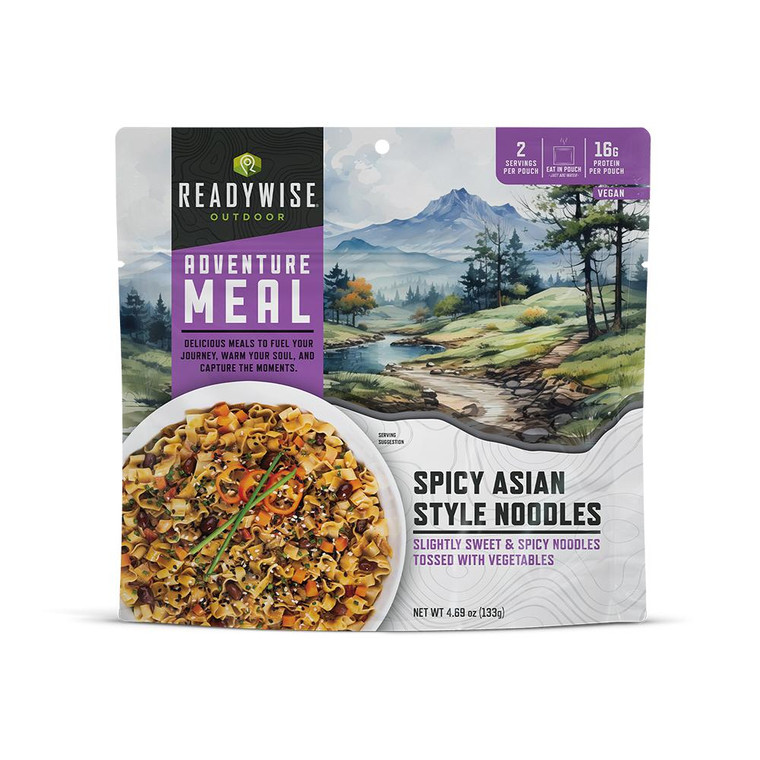 Readywise Spicy Asian Style Noodles Single Pack - RW05-801
