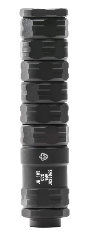 JK Armament 105 CCX 9 Black Direct Thread Suppressor 9mm Luger Aluminum - JK-105CCX9