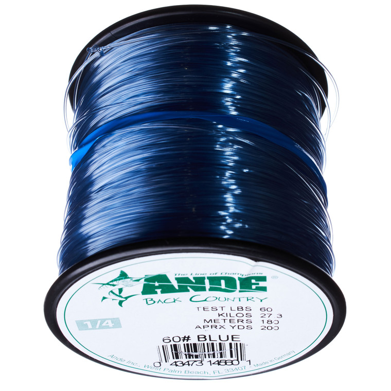 Ande Back Country, 1/4lb Spool Blue 60lb