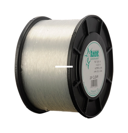 Ande Premium, 1/2lb Spool Clear 50lb