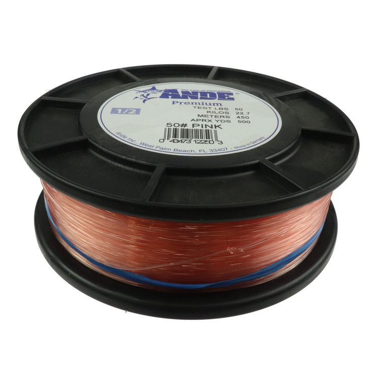 Ande Premium, 1/2lb Spool Pink 100lb