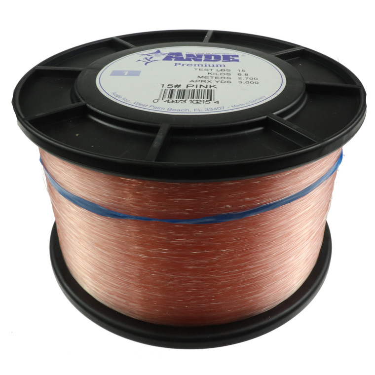 Ande Premium, 1lb Spool Pink 10lb