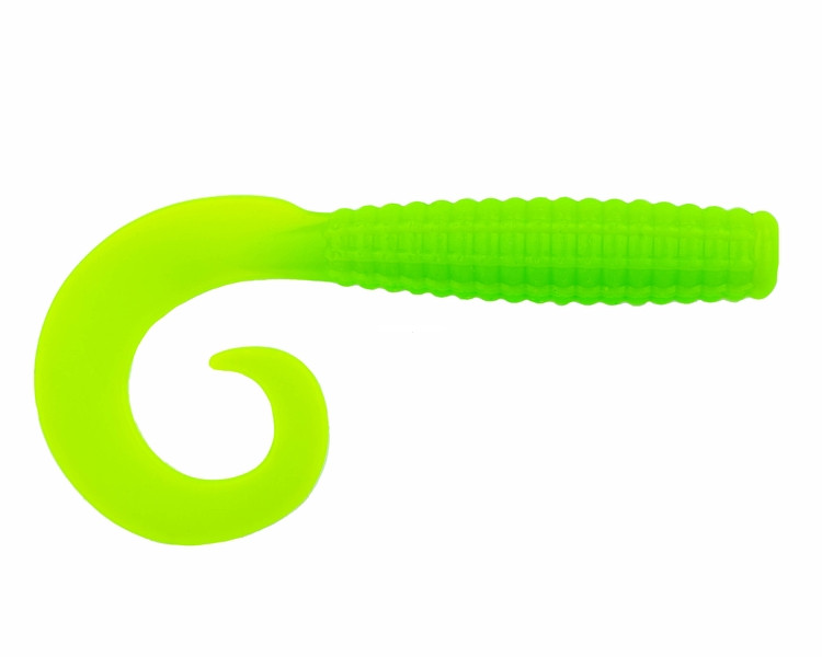 BaitFuel Saltwater GO2 Grub, 6'' Limetreuse 6pk
