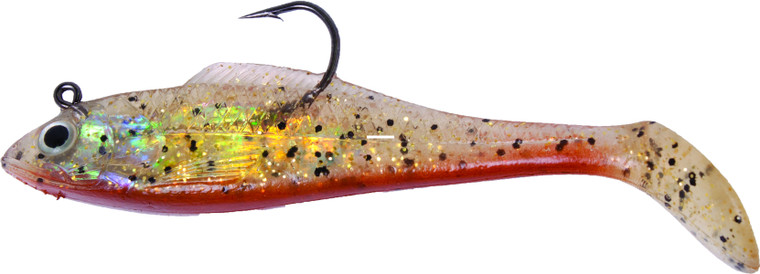 Betts Billy Bay Halo Shad, 1/8oz Lucky Penny/ChtTl 3pk