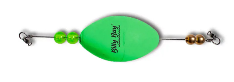 Betts Brass Click Clackers, Oval 2 1/2'' Green