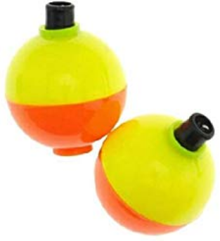 Betts Plastic Snap On: Unwgt, Round 1'' Flu Org/Ylw 50pk