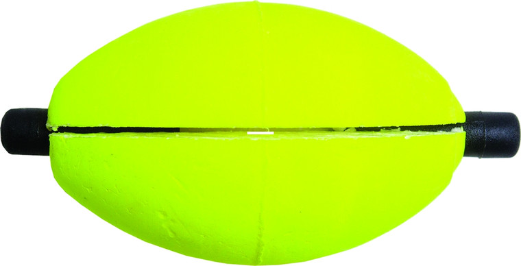 Betts Slotted Peg, Oval 2.5'' Yellow 100pk