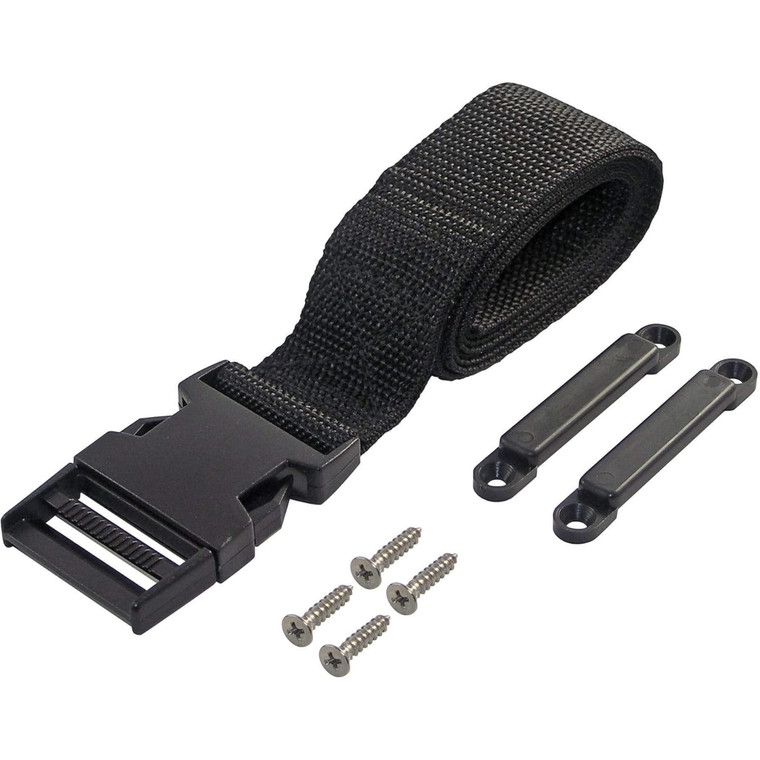 BOAT Battery Tie-Down Straps, 54'' Black