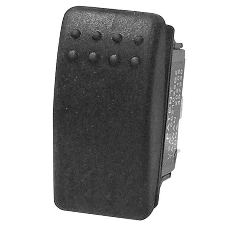 BOAT QuickClk Rocker Switch, MOM-Off-MOM Black