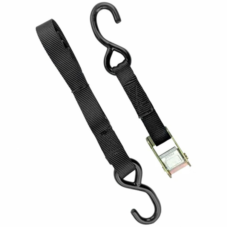 BOAT Trailer Tie Down Straps, 1'' x 6' Black