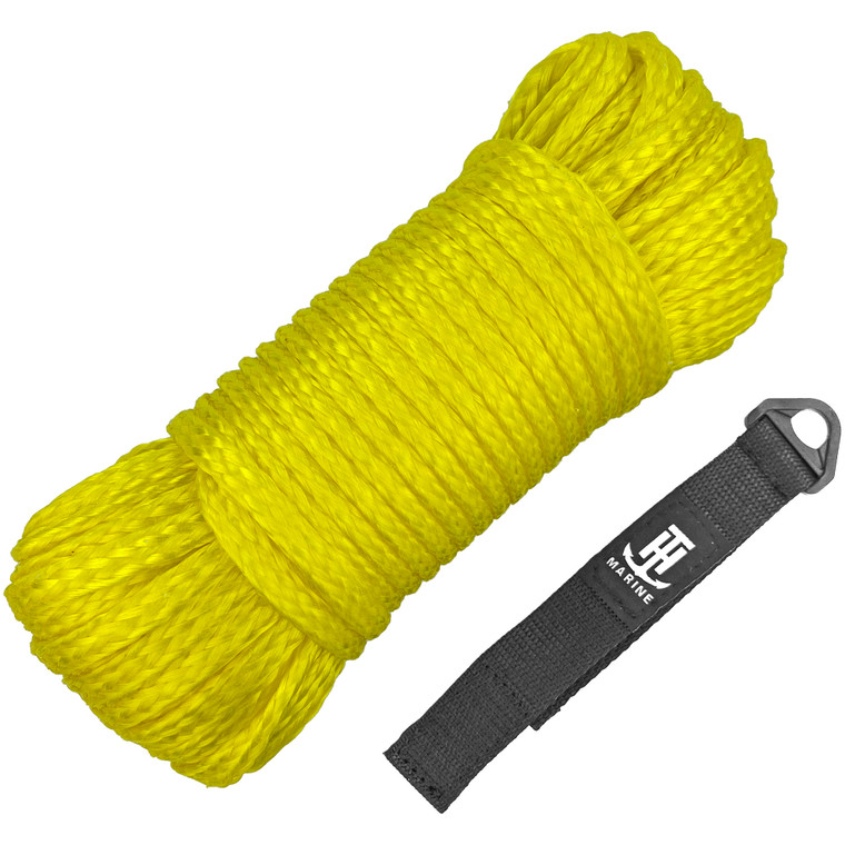 BOAT Utility Rope, 1/4''x100' Yellow