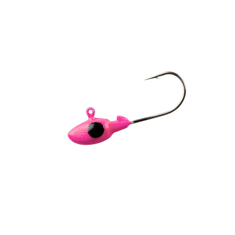 Bobby Garland Mo Glo Jig, 1/8oz 1.14'' Pink Glo 10pk
