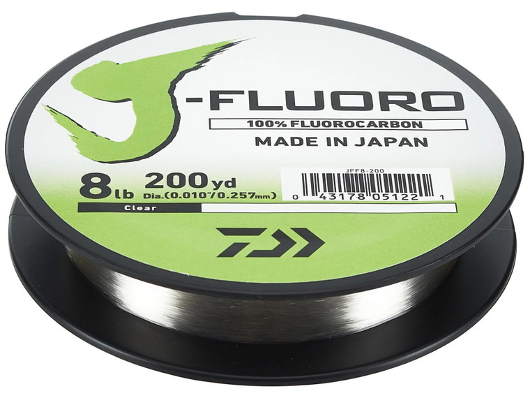 Daiwa J-Fluoro Basic Fluoro, 200 yd Clear 8 lb