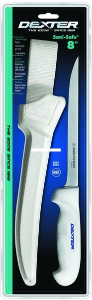Dexter SaniSafe Fillet Knife, 8'' Narrow w/Sheath