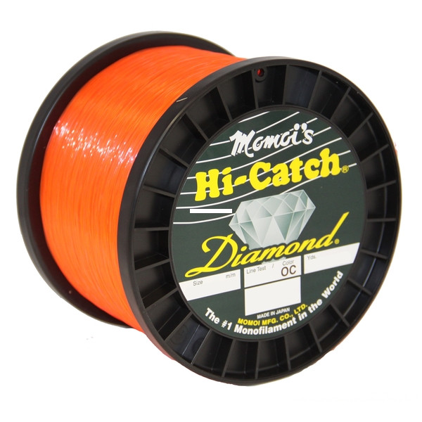 Diamond Hi Catch Nylon Mono, 60lb 3000yd Spool Org Crush
