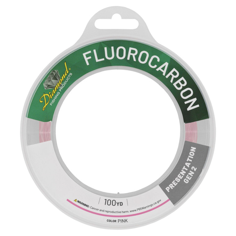 Diamond Presentation Gen II, 25lb 100 Yard Spool Pink