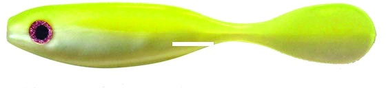 DOA CAL Airhead PT Swimbait, Key Lime 6pk