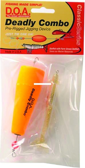 DOA Deadly Combo; Shrimp, Popper 3'' Night Glow 1pk