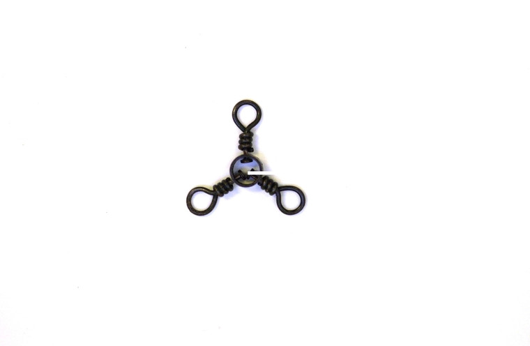 EA 3-Way Swivel, 1/0 Black 2pk