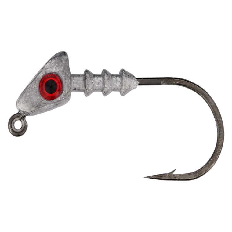 Fishbites FFC Jig Head, 1/4oz Unpainted 3pk