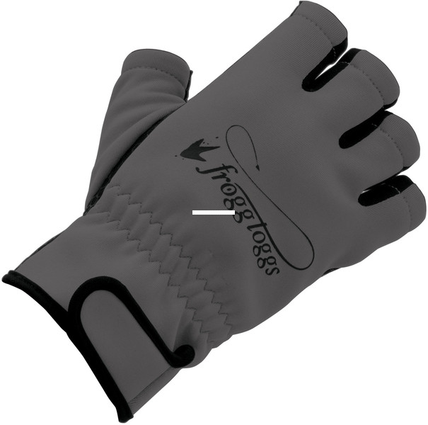 Frogg Fingers, Fleece XL Fingrless Gray/Blk