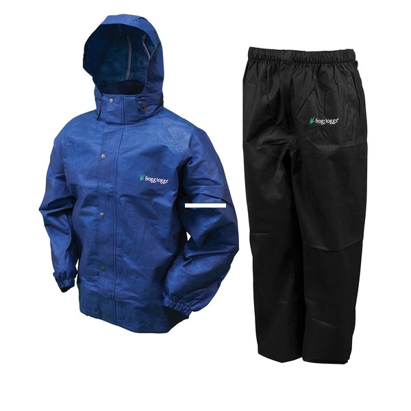 Frogg Toggs Clssc AS RnSuit, Mens LG Royal Blue/Blk Pants