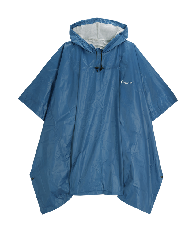 Frogg Toggs UL2 Poncho, One Size Blue