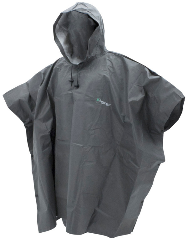 Frogg Toggs UL2 Poncho, One Size Carbon Black