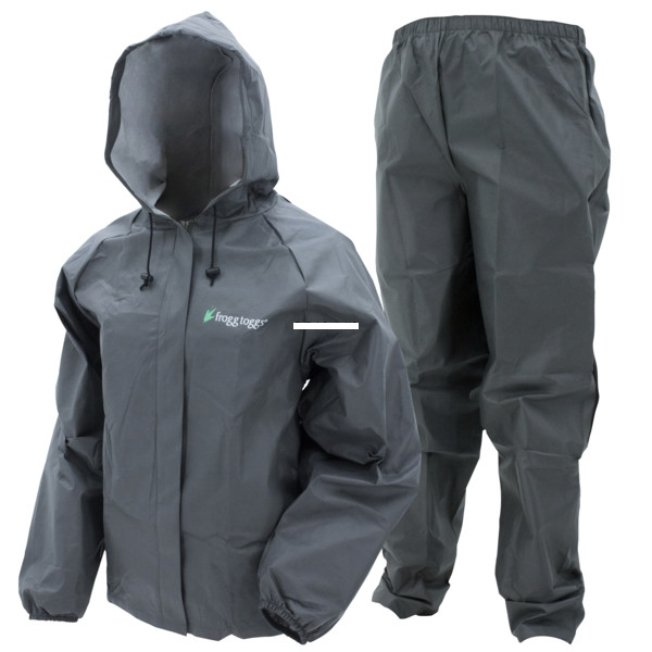 Frogg Toggs UL2 Rain Suit, Mens SM Carbon Black