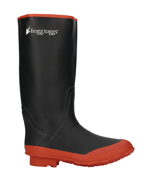 Frogg Toggs Utility Boot, 16'' Size 13 Black/Red