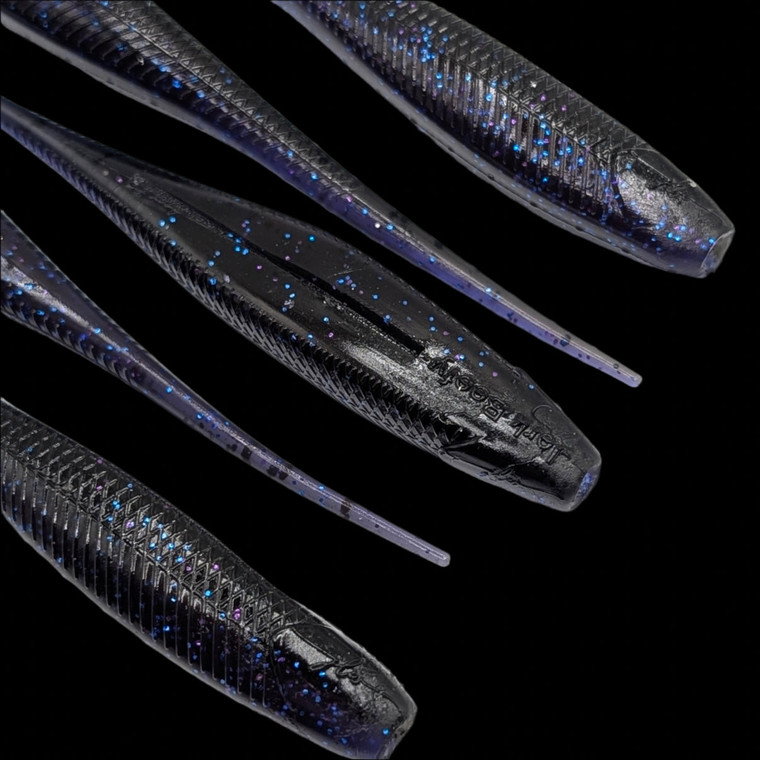 Jonah Nine Lives Jerk Beefy, 5'' Midnight Grape 5pk