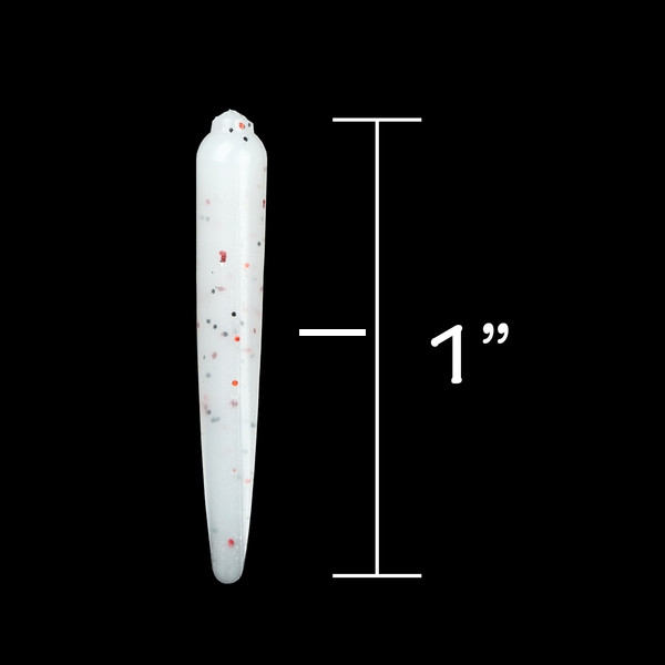 LakeEffect Bloodworm, .75'' White 10pk