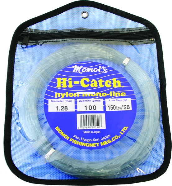 Momoi HiCatch Nyln Mono Ldr, 150lb 100yd Coil Smoke Blue
