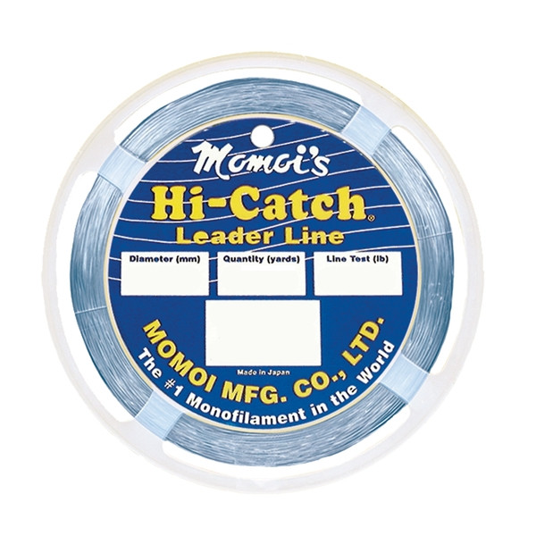 Momoi HiCatch Nyln Mono Ldr, 30lb 50yd Coil Smoke Blue