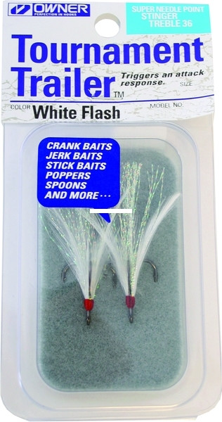 Owner Tournament Trailer, #6 White Flash 2pk