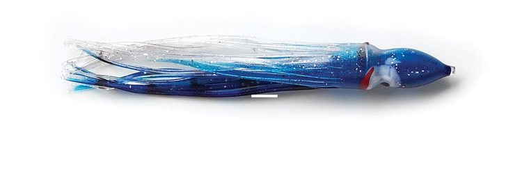 P-Line Sunrise Squid, 4.5'' Bl/Slv/Blk Slv Flk 5pk