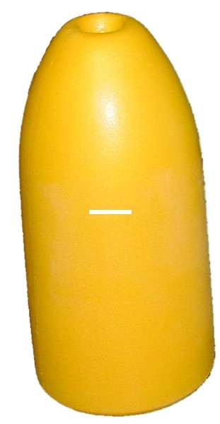 Promar Poly Plastic Float, 5'' x 11'' Yellow