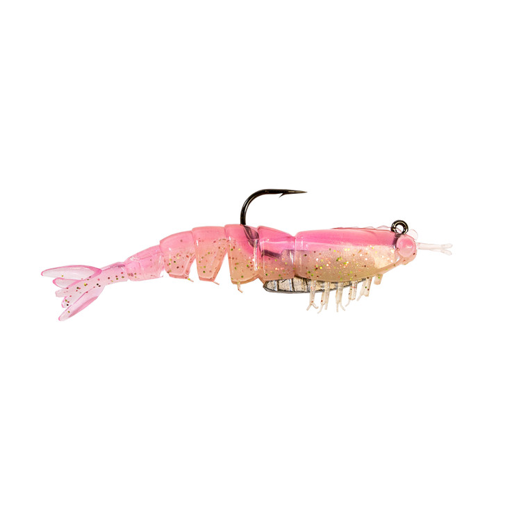 Z Man SW EZ ShrimpZ Rigged, 3.5'' Laguna Shrimp 2pk